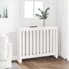 Image de 822572 vidaXL Cache-radiateur Blanc 1085x19x84 cm Bois massif de pin