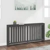 Image de 822583 vidaXL Cache-radiateur Gris 169x19x84 cm Bois massif de pin