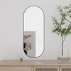 Image de vidaXL Miroir mural 20x50 cm Verre Ovale 350453