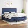 Image de vidaXL Sommier à Lattes de Lit avec Matelas Lit Rembourré avec Tête de Lit Lit Double Lit Adulte de Chambre Moderne 3136627