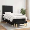 Image de Sommier À Lattes De Lit Et Matelas Noir 80x200 Cm Tissu Vidaxl