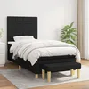 Image de Sommier À Lattes De Lit Et Matelas Noir 80x200 Cm Tissu Vidaxl