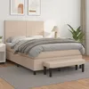 Image de Sommier À Lattes De Lit Avec Matelas Cappuccino 140x200 Cm Vidaxl
