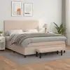 Image de Sommier À Lattes De Lit Avec Matelas Cappuccino 180x200 Cm Vidaxl