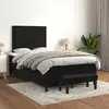 Image de Sommier À Lattes De Lit Avec Matelas Noir 120x200 Cm Velours Vidaxl