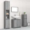 Image de vidaXL Ensemble de Meubles de Salle de Bain Armoire de Rangement de Lavabo Placard de Salle de Bain Armoire à Miroir 4 pcs 3143929