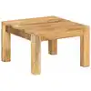 Image de Table Basse 55x55x35 Cm Bois De Manguier Massif Vidaxl