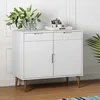 Image de Buffet Molde Blanc 90x40x80 Cm Bois Massif De Pin Vidaxl