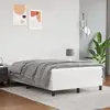 Image de Sommier À Lattes De Lit Avec Matelas Blanc 120x200cm Similicuir Vidaxl