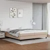 Image de Sommier À Lattes De Lit Avec Matelas Cappuccino 200x200 Cm Vidaxl