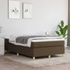 Image de Sommier À Lattes De Lit Avec Matelas Marron Foncé 120x200 Cm Vidaxl