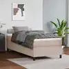Image de Sommier À Lattes De Lit Avec Matelas Cappuccino 90x190 Cm Vidaxl