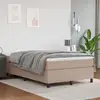 Image de Sommier À Lattes De Lit Avec Matelas Cappuccino 120x200 Cm Vidaxl