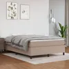 Image de Sommier À Lattes De Lit Avec Matelas Cappuccino 140x190 Cm Vidaxl