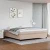 Image de Sommier À Lattes De Lit Avec Matelas Cappuccino 200x200 Cm Vidaxl