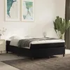 Image de 3144677 vidaXL Lit à sommier tapissier avec matelas Noir 140x190 cm Velours