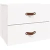 Image de Table De Chevet Murale Blanc 50x36x40 Cm Vidaxl