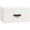 Image de Table De Chevet Murale Blanc 40x29,5x22 Cm Vidaxl