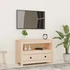 Image de vidaXL Meuble TV 79x35x52 cm Bois de pin massif 821497