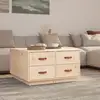Image de Table Basse 80x80x45 Cm Bois Massif De Pin Vidaxl