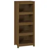 Image de Bibliothèque Marron Miel 50x35x125,5 Cm Bois De Pin Massif Vidaxl