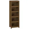 Image de Bibliothèque Marron Miel 50x35x154 Cm Bois De Pin Massif Vidaxl