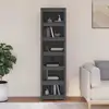 Image de Bibliothèque Gris 50x35x183 Cm Bois De Pin Massif Vidaxl