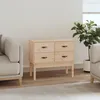 Image de Armoire Console 90x40x78 Cm Bois De Pin Solide Vidaxl