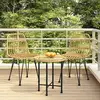 Image de Chaises De Jardin Lot De 2 48x62x84 Cm Résine Tressée Vidaxl