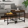 Image de Tables D'appoint 2 Pcs Chêne Marron Bois D'ingénierie Vidaxl