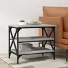 Image de Table D'appoint Sonoma Gris 55x38x45 Cm Bois D'ingénierie Vidaxl