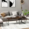 Image de Tables Basses 2 Pcs Chêne Fumé Bois D'ingénierie Vidaxl