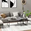 Image de Tables Basses 2 Pcs Sonoma Gris Bois D'ingénierie Vidaxl