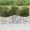 Image de Paniers À Gabions Arqués 8 Pcs 200x30x60/80 Cm Fer Galvanisé Vidaxl