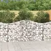 Image de Paniers À Gabions Arqués 5 Pcs 200x30x100/120 Cm Fer Galvanisé Vidaxl