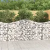 Image de Paniers À Gabions Arqués 7 Pcs 200x30x100/120 Cm Fer Galvanisé Vidaxl