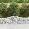 Image de Paniers À Gabions Arqués 7 Pcs 200x50x40/60 Cm Fer Galvanisé Vidaxl