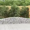 Image de Paniers À Gabions Arqués 5 Pcs 400x30x40/60 Cm Fer Galvanisé Vidaxl