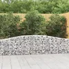 Image de Paniers À Gabions Arqués 6 Pcs 400x30x60/80 Cm Fer Galvanisé Vidaxl