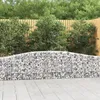 Image de Paniers À Gabions Arqués 7 Pcs 400x30x60/80 Cm Fer Galvanisé Vidaxl