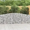 Image de Paniers À Gabions Arqués 5 Pcs 400x30x80/100 Cm Fer Galvanisé Vidaxl