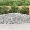 Image de Paniers À Gabions Arqués 20 Pcs 400x30x80/100 Cm Fer Galvanisé Vidaxl