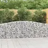 Image de Paniers À Gabions Arqués 25 Pcs 400x30x80/100 Cm Fer Galvanisé Vidaxl