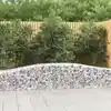 Image de Paniers À Gabions Arqués 4 Pcs 400x50x40/60 Cm Fer Galvanisé Vidaxl