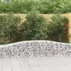 Image de Paniers À Gabions Arqués 5 Pcs 400x50x40/60 Cm Fer Galvanisé Vidaxl
