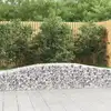 Image de Paniers À Gabions Arqués 8 Pcs 400x50x40/60 Cm Fer Galvanisé Vidaxl