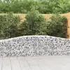 Image de Paniers À Gabions Arqués 15 Pcs 400x50x60/80 Cm Fer Galvanisé Vidaxl
