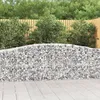 Image de Paniers À Gabions Arqués 6 Pcs 400x50x80/100 Cm Fer Galvanisé Vidaxl