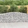 Image de Paniers À Gabions Arqués 25 Pcs 400x50x80/100 Cm Fer Galvanisé Vidaxl
