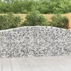 Image de Paniers À Gabions Arqués 6 Pcs 400x50x100/120 Cm Fer Galvanisé Vidaxl